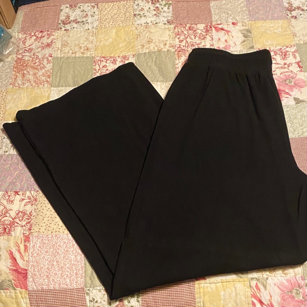 Ampersand Avenue Black Wide Leg Women's Pants size L